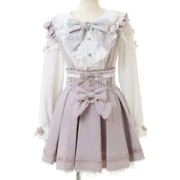 LIZLISA 서스펜더 스커트