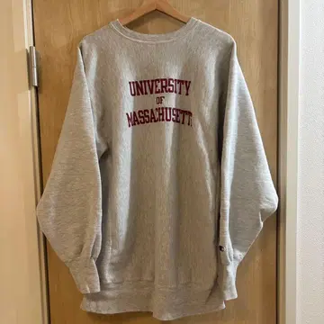 90s 리버스 위브 XXL 멕시코제 3단 프린트 매사추세츠 대학교