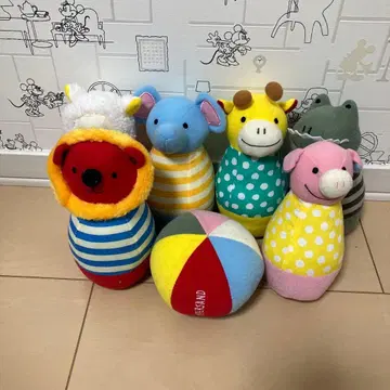 봉제 인형 완구 볼링 세트