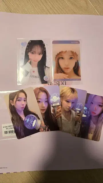 aespa OfficialBook Vol.1~4 4권+포토카드 세트