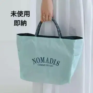 미사용 노마디스 NOMADIS 그린 토트백 경량