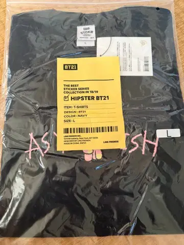 BTS BT21 Cooky T셔츠 공식 정국 LINEFRIENDS