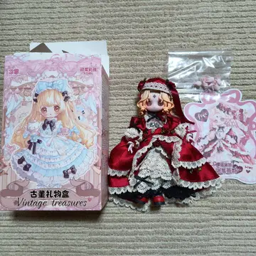 Vintage treasures 커스텀 인형 빨간색