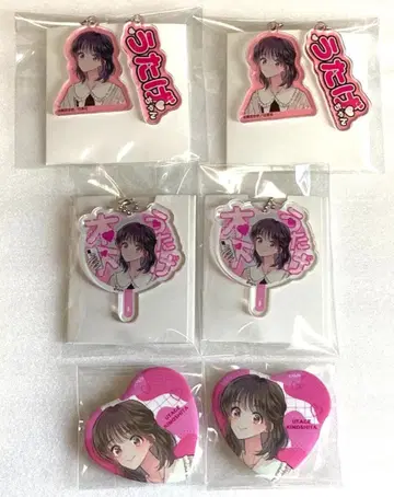 타몬군 지금 어느 쪽!? 콜라보 카페 키노시타 우타게 굿즈 6종 세트