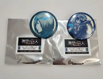 진격의 거인 캔뱃지 컬러 팔레트 미카사