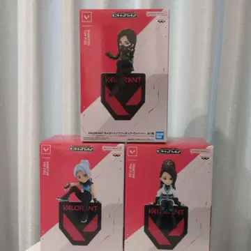 VALORANT 모니터 탑 피규어 3체 세트