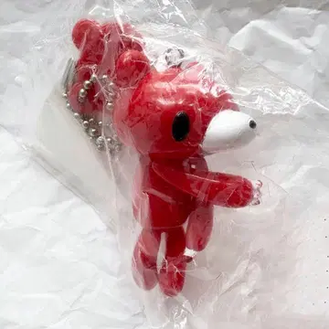 초기 그루미 빨간색 스윙 마스코트 키링 헤이세이 레트로