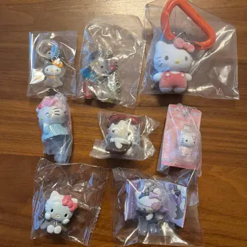 산리오 묶음 판매 가챠가챠 키티 레어 메지루시 액세서리