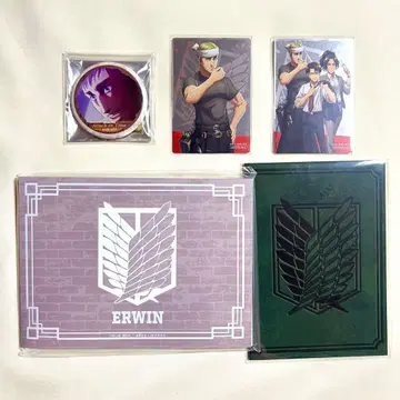 진격의 거인 나고야 FESTA 최애 캐릭터 캔뱃지 스키야 노트 엘빈