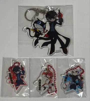 페르소나 5 택티카 아크릴 키링 4종