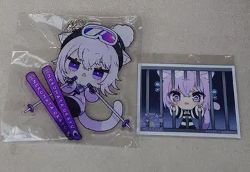 오카유뉴~무! R 발매 기념 추첨회 아크릴 키링 세트 네코마타 오카유