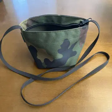 가격 인하 Herve Chapelier 카모플라쥬 숄더백 XS