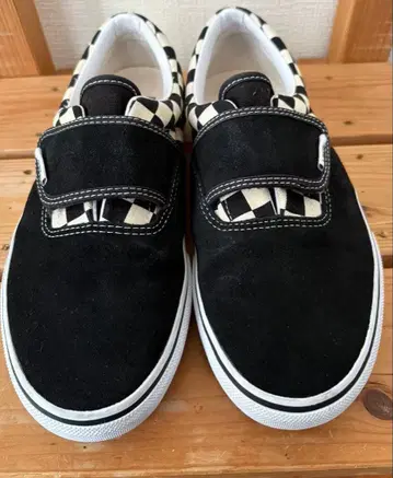 VANS 스웨이드 블랙 체크 스니커즈 당일 발송
