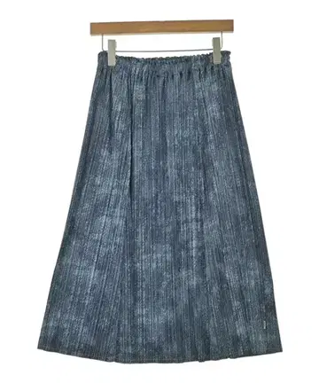 PLEATS PLEASE 롱 맥시 길이 스커트 여성용