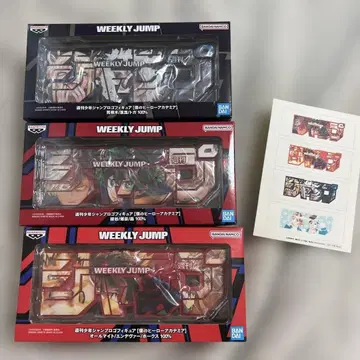 나의 히어로 아카데미아 피규어 3종 세트 씰 포함