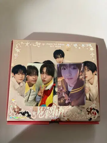 NCT WISH 일본판 앨범 트레이딩 카드 리쿠 재희 사쿠야 마에다 데용
