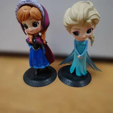 Qposket 겨울왕국 피규어 안나, 엘사
