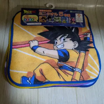 드래곤볼 미니 타월 5장 세트