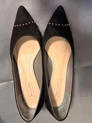 odette e odile 블랙 스웨이드 스틸레토 하이힐