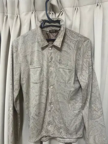 MR. OLIVE 페이즐리 무늬 긴팔 셔츠 M