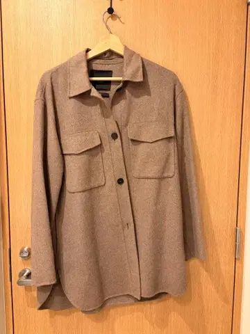 Massimo Dutti 브라운 셔츠 자켓