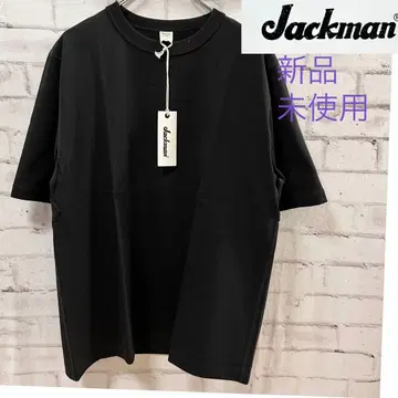 [ 미사용 새상품 ] Jackman 잭맨 반팔 T셔츠 블랙 일본제