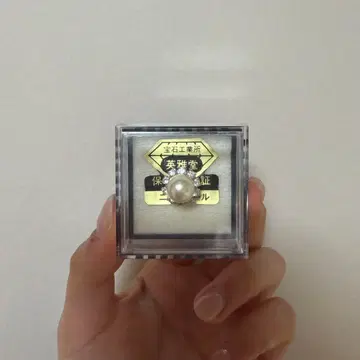 [ 새상품급 즉시 구매 가능 ] 진주와 크리스탈 브로치