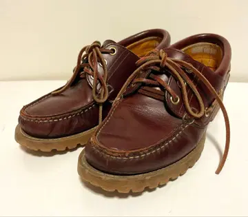 명작! 리갈 데크 모카신 슈즈 JE38 브라운 가죽 REGAL