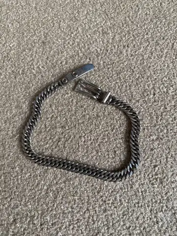 빈티지 925 실버 버클형 팔찌