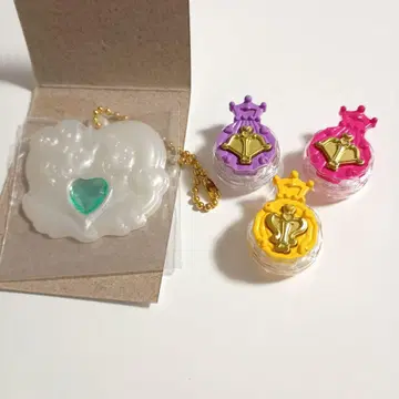 두근두근 프리큐어 큐어 비즈 3개 세트 키링