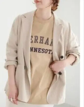 B.C STOCK 프렌치 린넨 테일러드 자켓