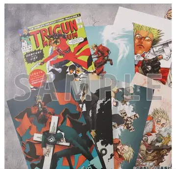 나이토 야스히로 자선 컬러 포트폴리오 36장 세트 트라이건 TRIGUN