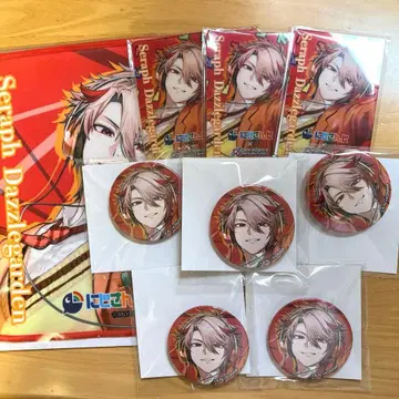 니지산지 댄스부 DDR 복권 세라프 타월 캔뱃지 카드