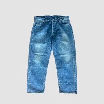 A.PRESSE 워싱 데님 와이드 팬츠