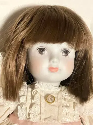 세키구치 쇼와 레트로 비스크 인형 크로스 바디 당시물