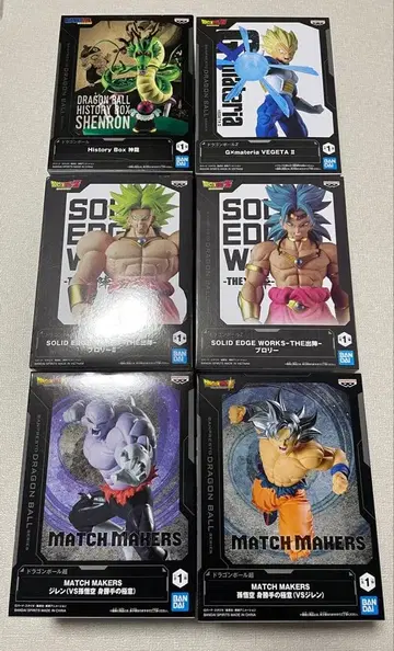 드래곤볼 피규어 6체