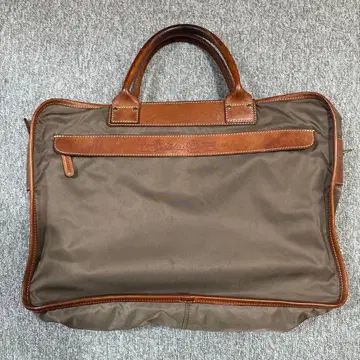 페리지 비즈니스 백 브라운 나일론 가죽