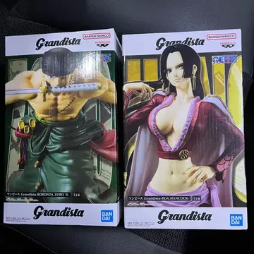 원피스 Grandista 조로&핸콕 피규어 2종 세트