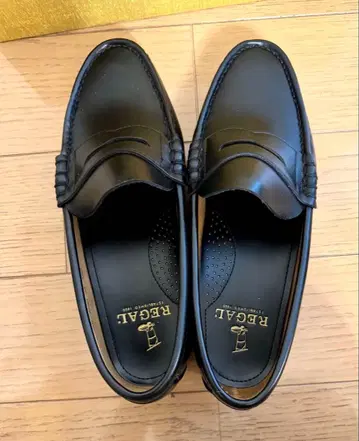 [ 미사용 ] REGAL 리갈 코인 로퍼 블랙 24cm