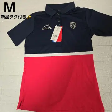 택 포함 Kappa 골프웨어 셋업 여성용 네이비 x 핑크