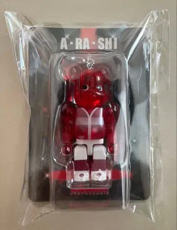 아라시 A RA SHI 베어브릭 빨간색/클리어 사쿠라이 쇼