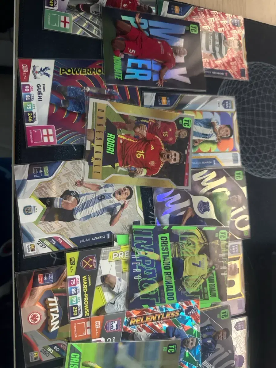축구 카드 Rodri Konate Ronaldo 외 다수