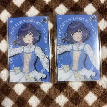 학마스 학원 아이돌 마스터 첫 투어 첫 출진 아크릴 카드 하타야 미스즈