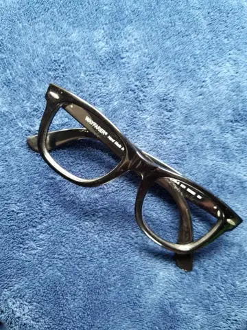 레이밴 블랙 패션 안경 렌즈 없음