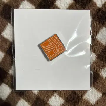 학원 아이돌 마스터 학마스 초성학원 공식 핀 배지 오렌지