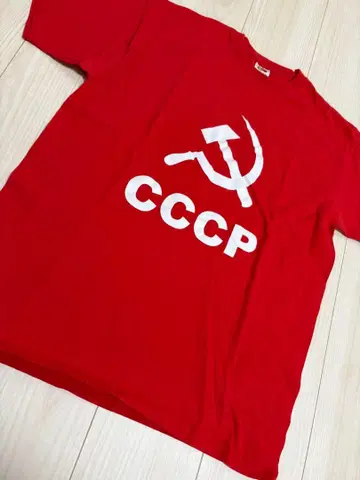 CCCP 로고 T셔츠