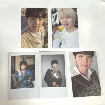 BTS 윤기 SUGA 공식 트레이딩 카드 5장 세트