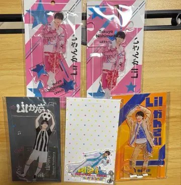 니시무라 타쿠야 아크릴 스탠드 6점 묶음 판매