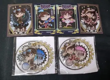 명탐정 코난 x 오사카성 스팀펑크 아크릴 코스터 신이치&란 덤 포함