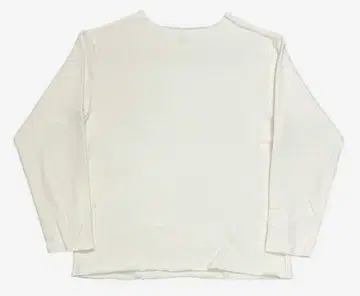 스웨덴군 타입 보트넥 언더셔츠 파일 롱 T 화이트